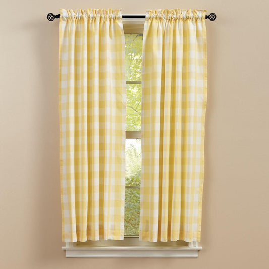 Wicklow Check Unlined Panels (Yellow)