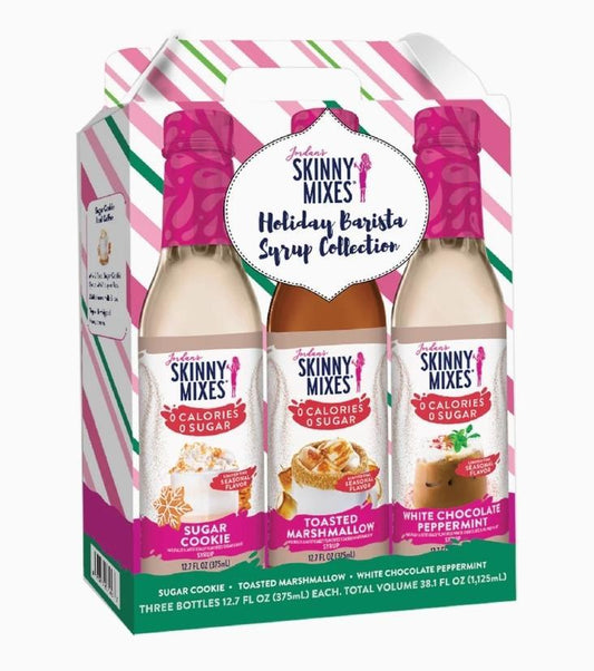 Jordan's Skinny Mixes Happy Holidays Syrup Trio | Holiday Coffee Syrup