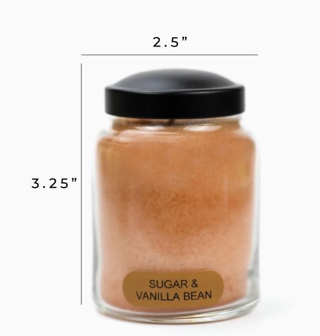Sugar & Vanilla Bean Scented Jar Candle