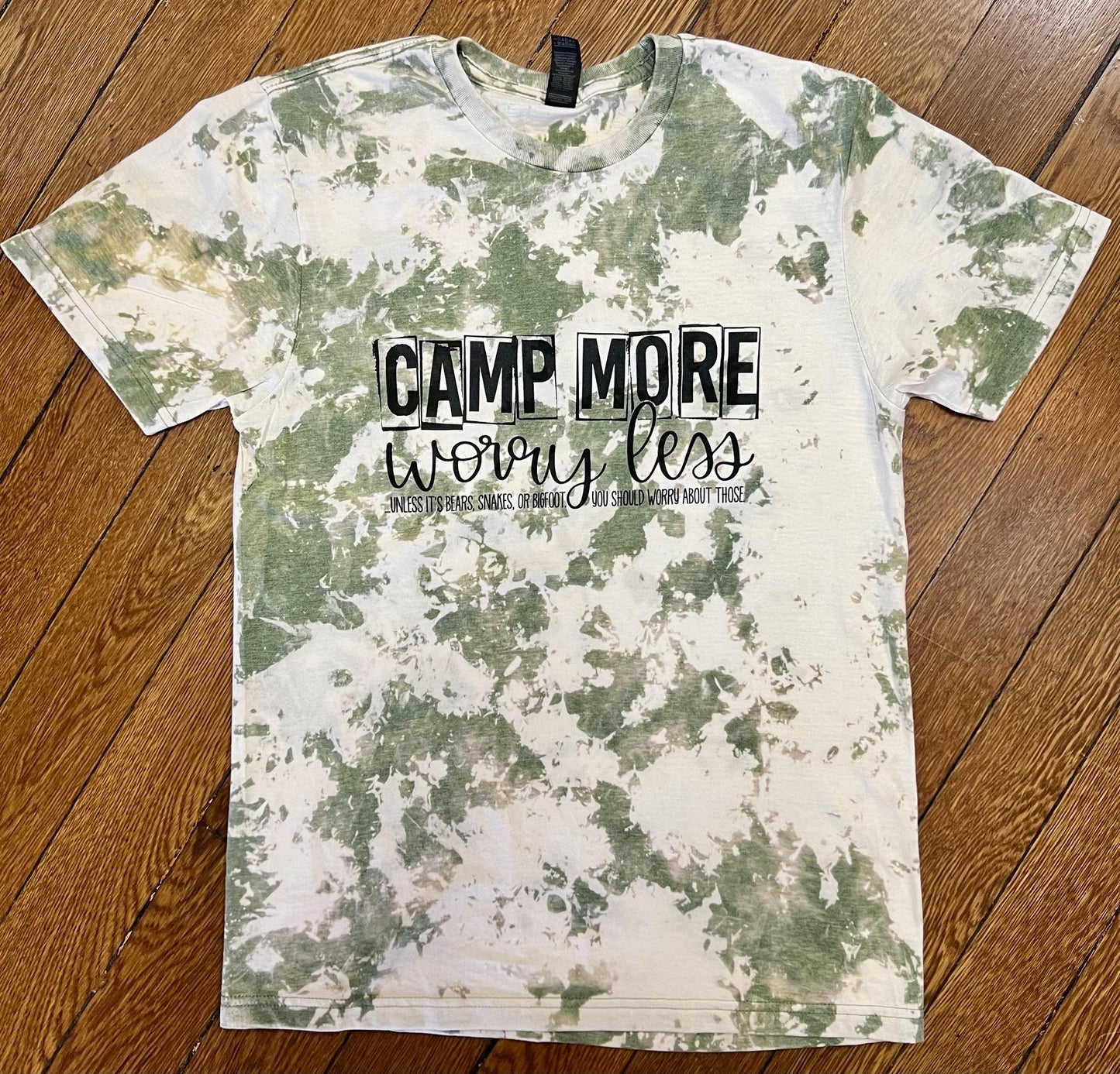 Camp More Worry Less Tee