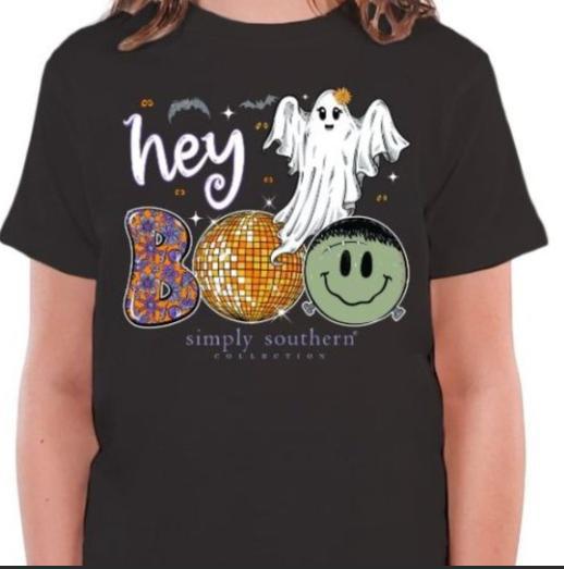 Simply Southern Short Sleeve Hey Boo Tee