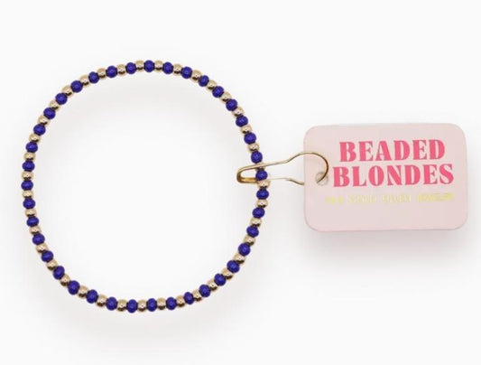 Beaded Blondes Cobalt Blue Demi Bracelet