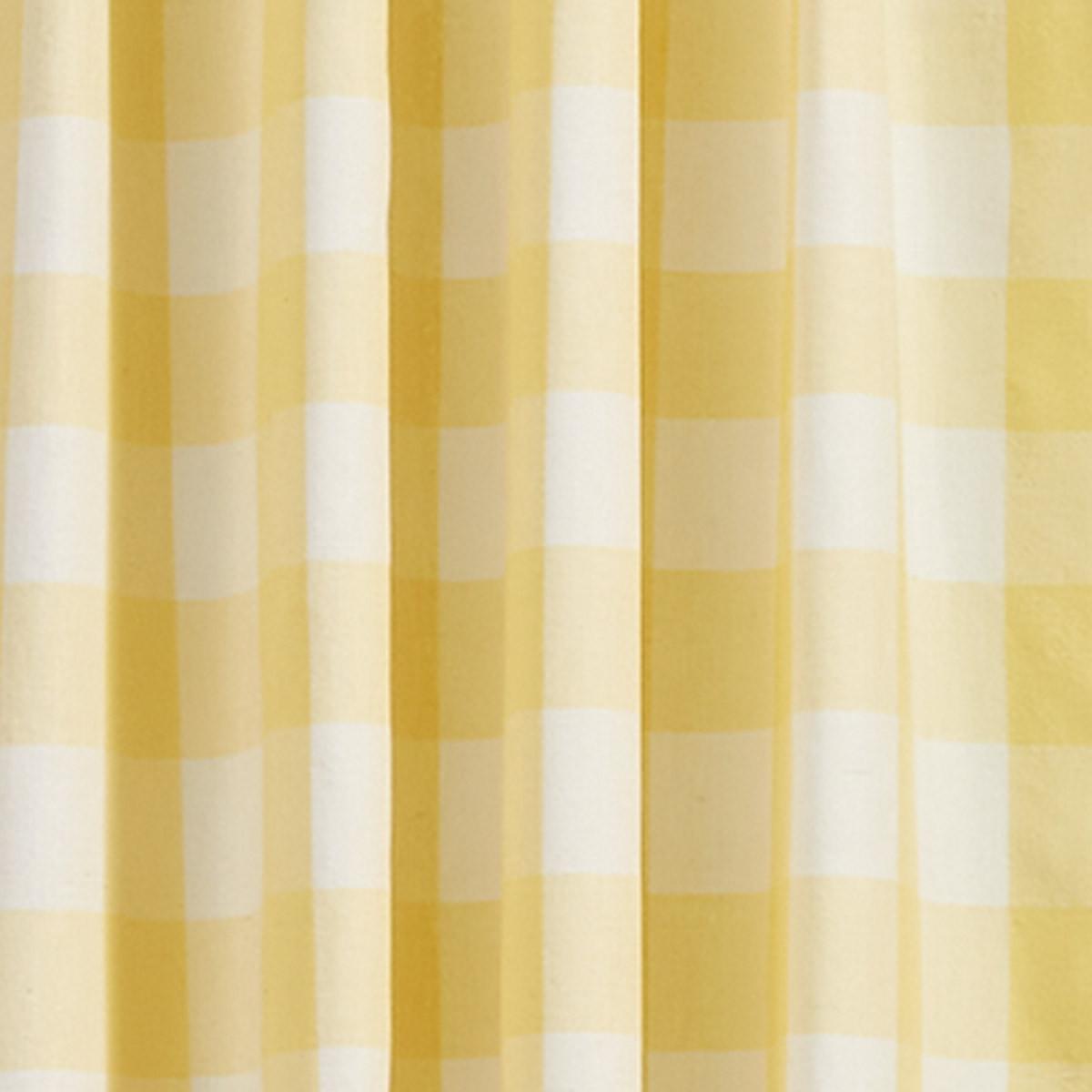 Park Design Wicklow Check Unlined Panels 63" (Yellow)