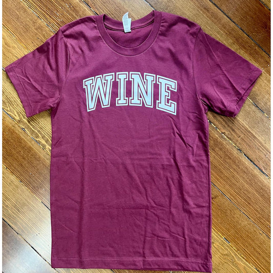WINE Tee (Deep Berry)