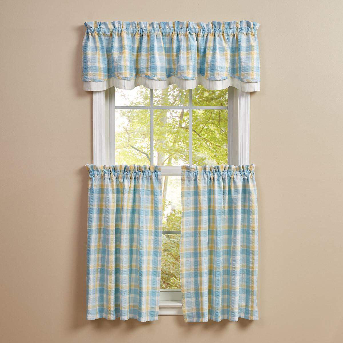 Park Design Forget Me Not Lined Layered Valance