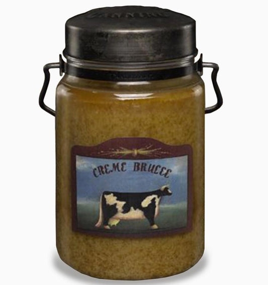 McCall’s Candles Classic Jar Candle-26oz-Creme Brulee