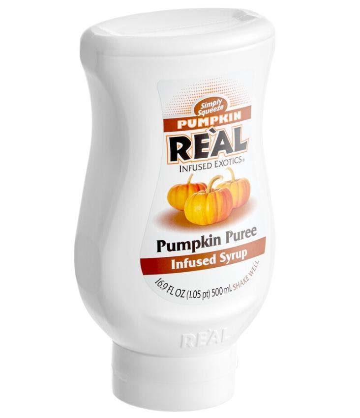 Real Pumpkin Puree Infused Syrup