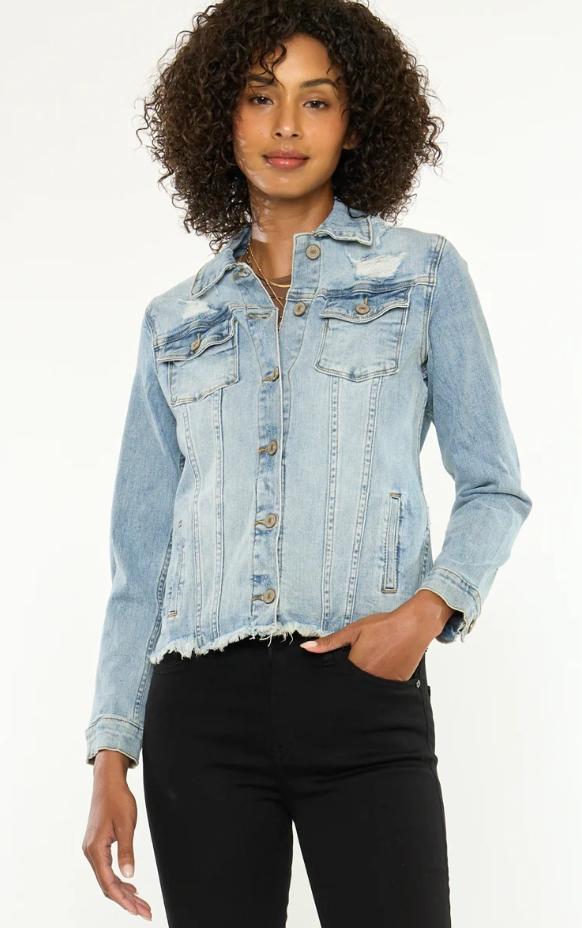 KanCan Wilson Denim Jacket | Boxy Fit | Regular Stretch