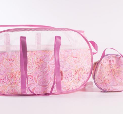 Simply Southern Pop-Up Trunk Tote (Pink Paisley)