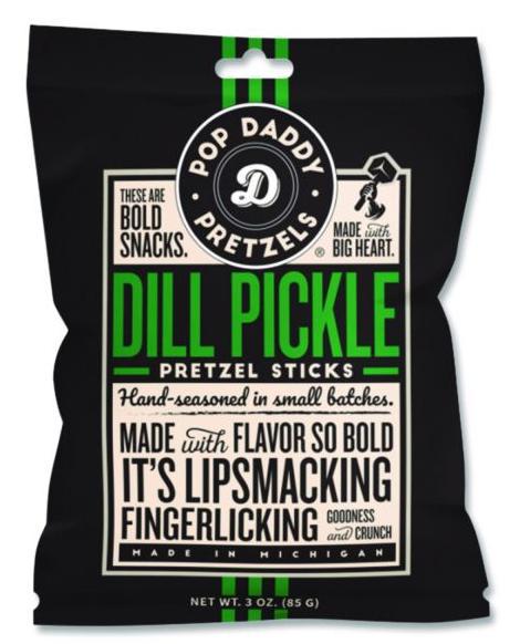 Pop Daddy Dill Pickle Pretzel Sticks