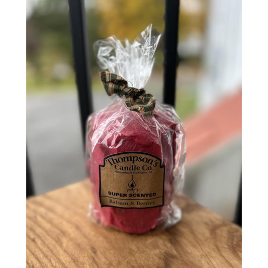 Thompson's Candle Balsam & Berries Medium Chunk Candle