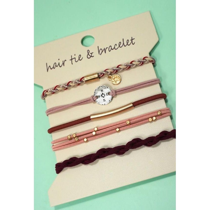 Boho Dual Function Knot Bracelet Hair Ties