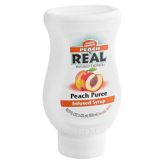 Peach Puree Infused Syrup