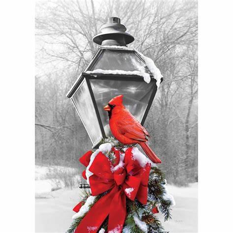 Cardinal Lamp Post Flag