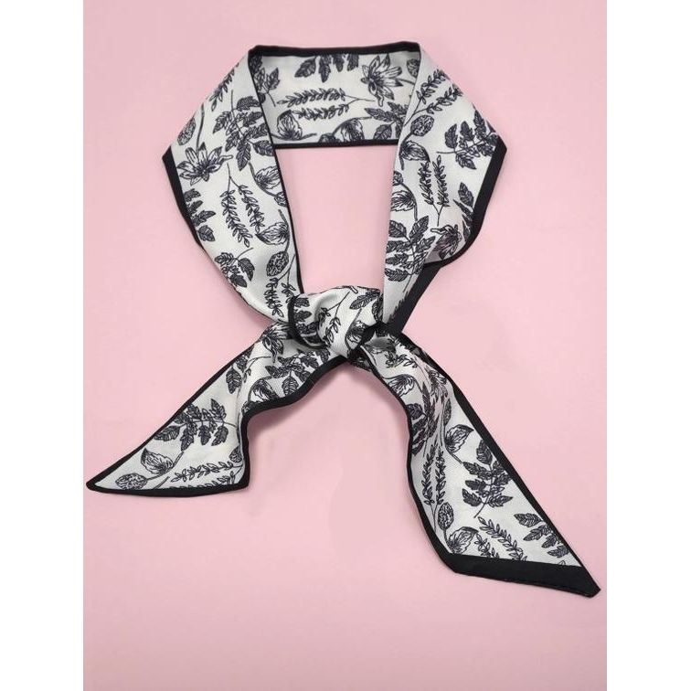 Soft Silky Skinny Twilly Scarf Necklace Wrap