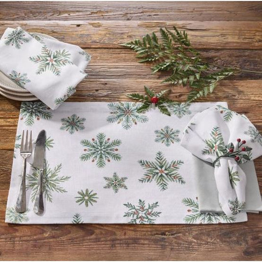 Williamsburg Holiday Snowfall Table Runner