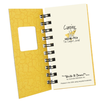 A Campers Mini Journal – Sunset Yellow