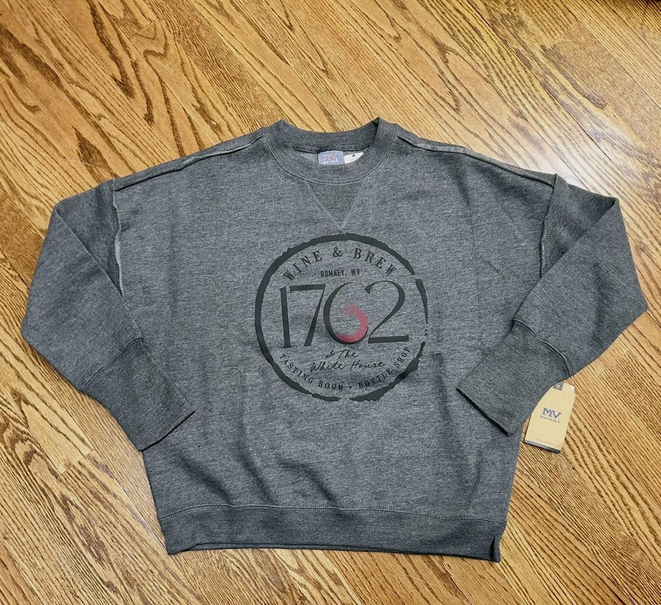 1762 Wine & Brew Crewneck (Dark Gray)