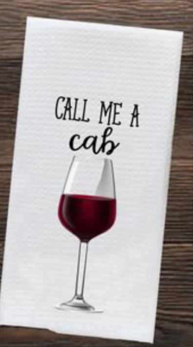 Wine Funny Kitchen Towels