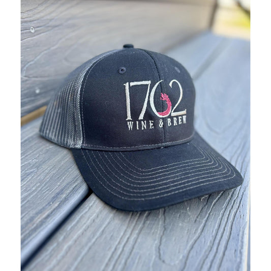 1762 Wine & Brew Mesh Hat (Black)
