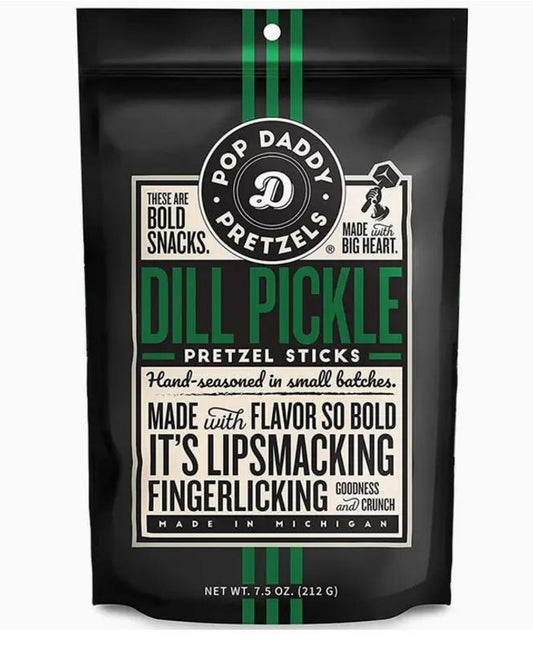 Pop Daddy Dill Pickle Pretzel Sticks