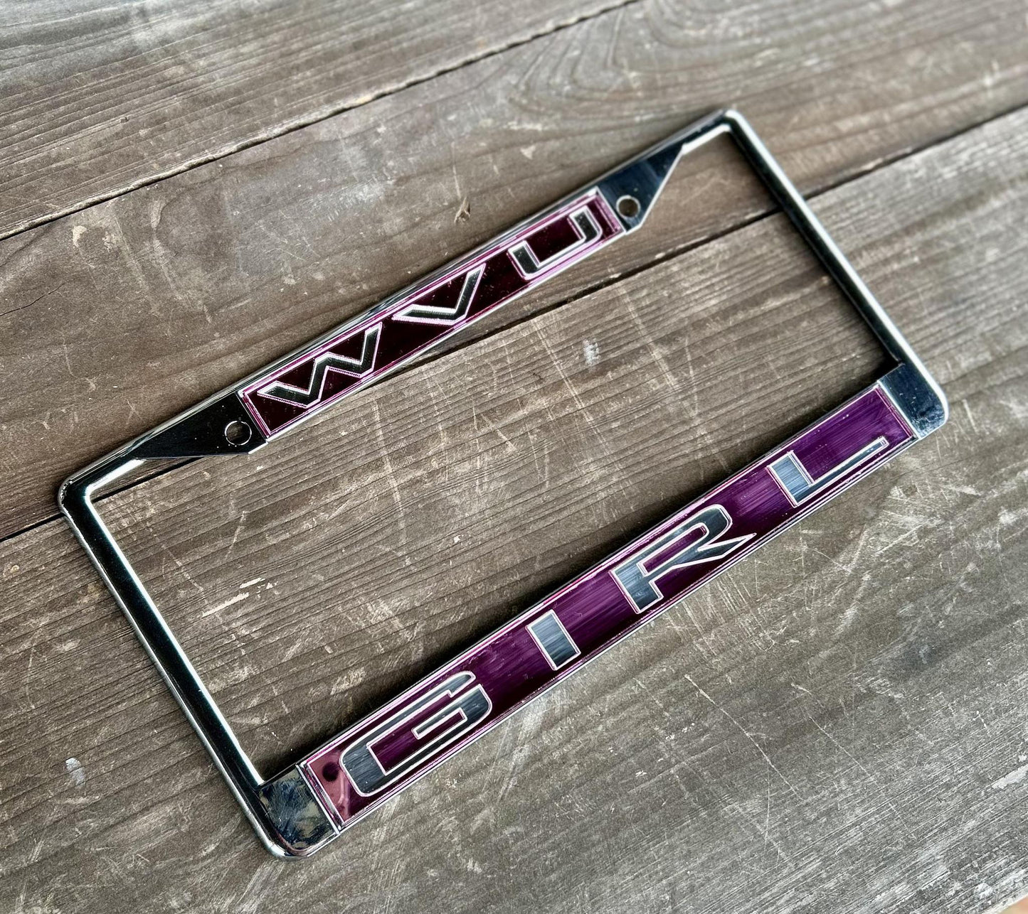 West Virginia Girl Plate Frame