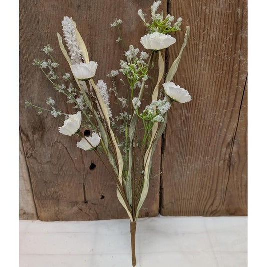 Cream Wildflower Pick