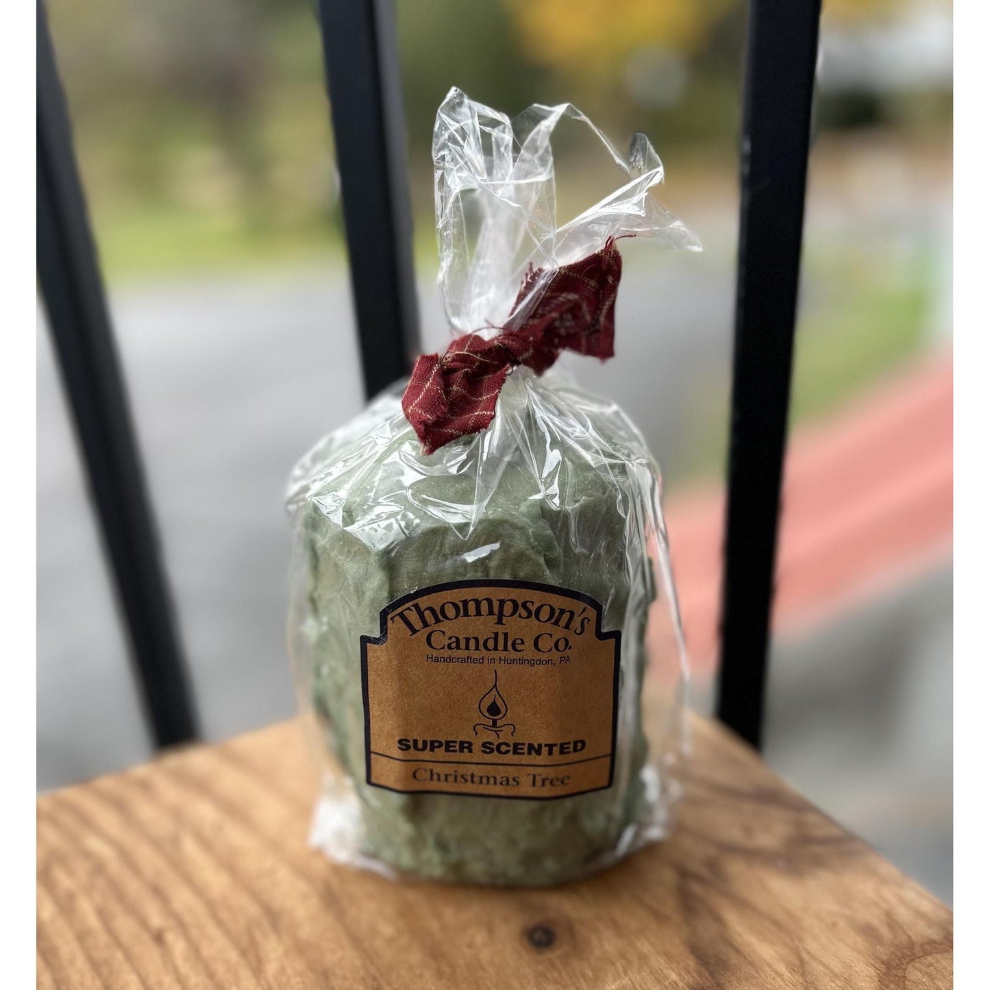 Thompson's Candle Christmas Tree Medium Chunk Candle