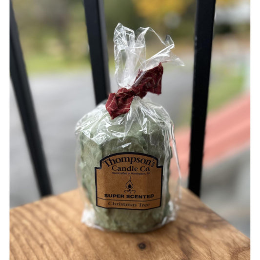 Thompson's Candle Christmas Tree Medium Chunk Candle