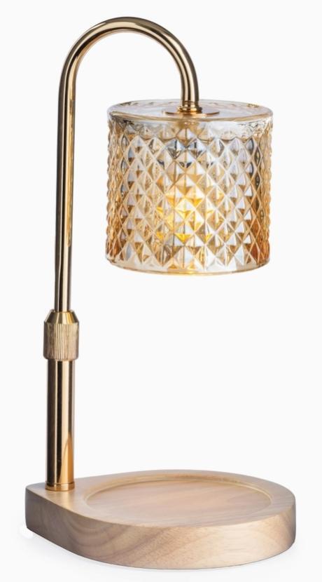 Champagne Crystal Candle Warmer Lamp
