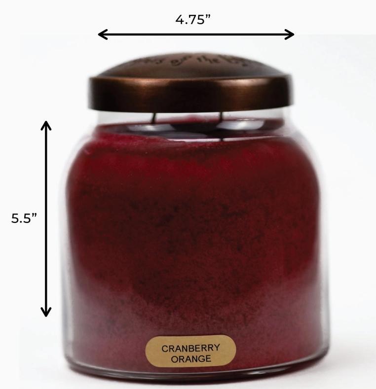 Cranberry Orange Holiday Scented Jar Candle
