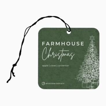 Car Freshener: Farmhouse Christmas