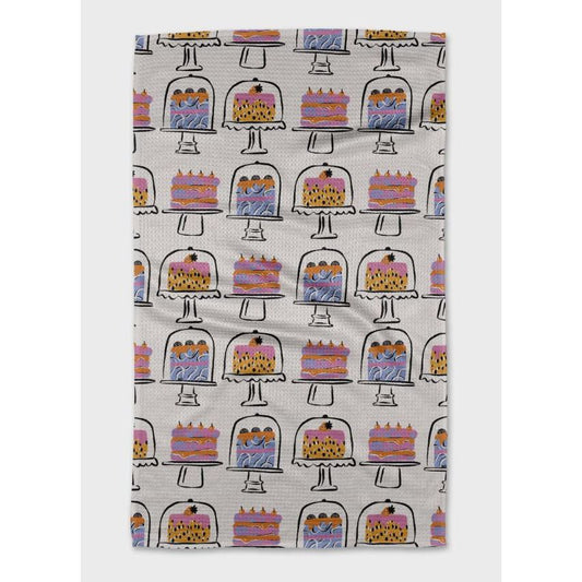 Geometry Kitchen Tea Towel Cakes In The Window