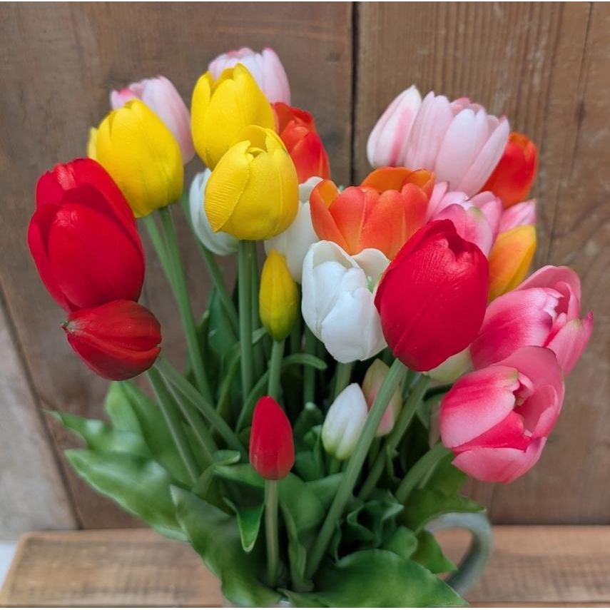Real Touch Tulip Bunch (Assorted)