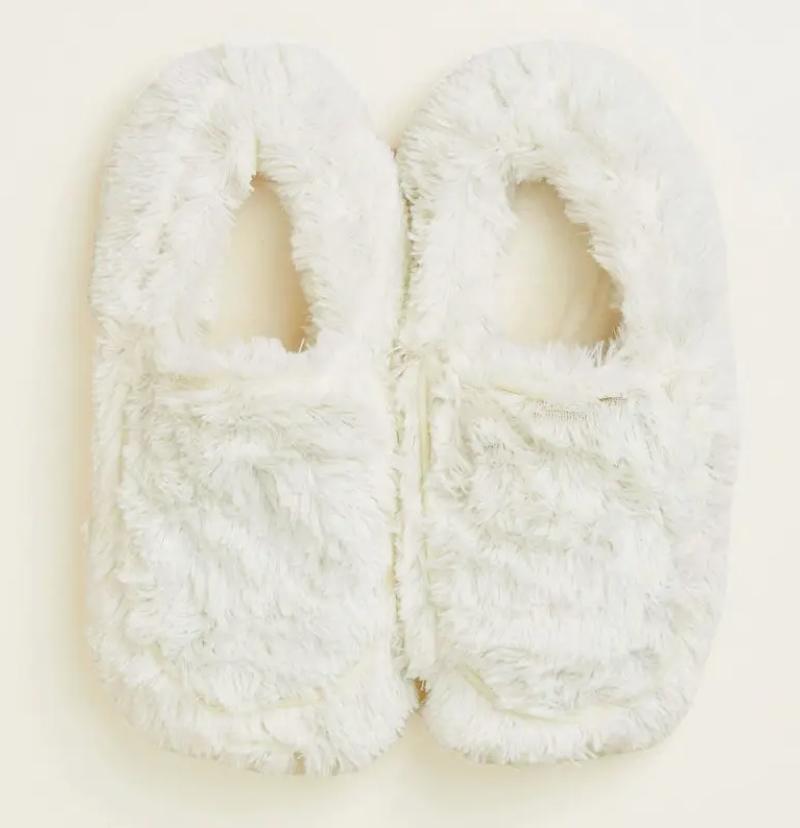 Cream Warmies Slippers