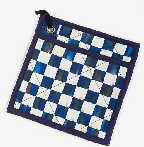 Mackenzie Childs Royal Check Potholder