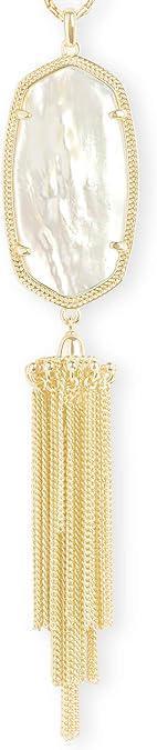 Kendra Scott Rayne Long Pendant Necklace in Mother Of Pearl