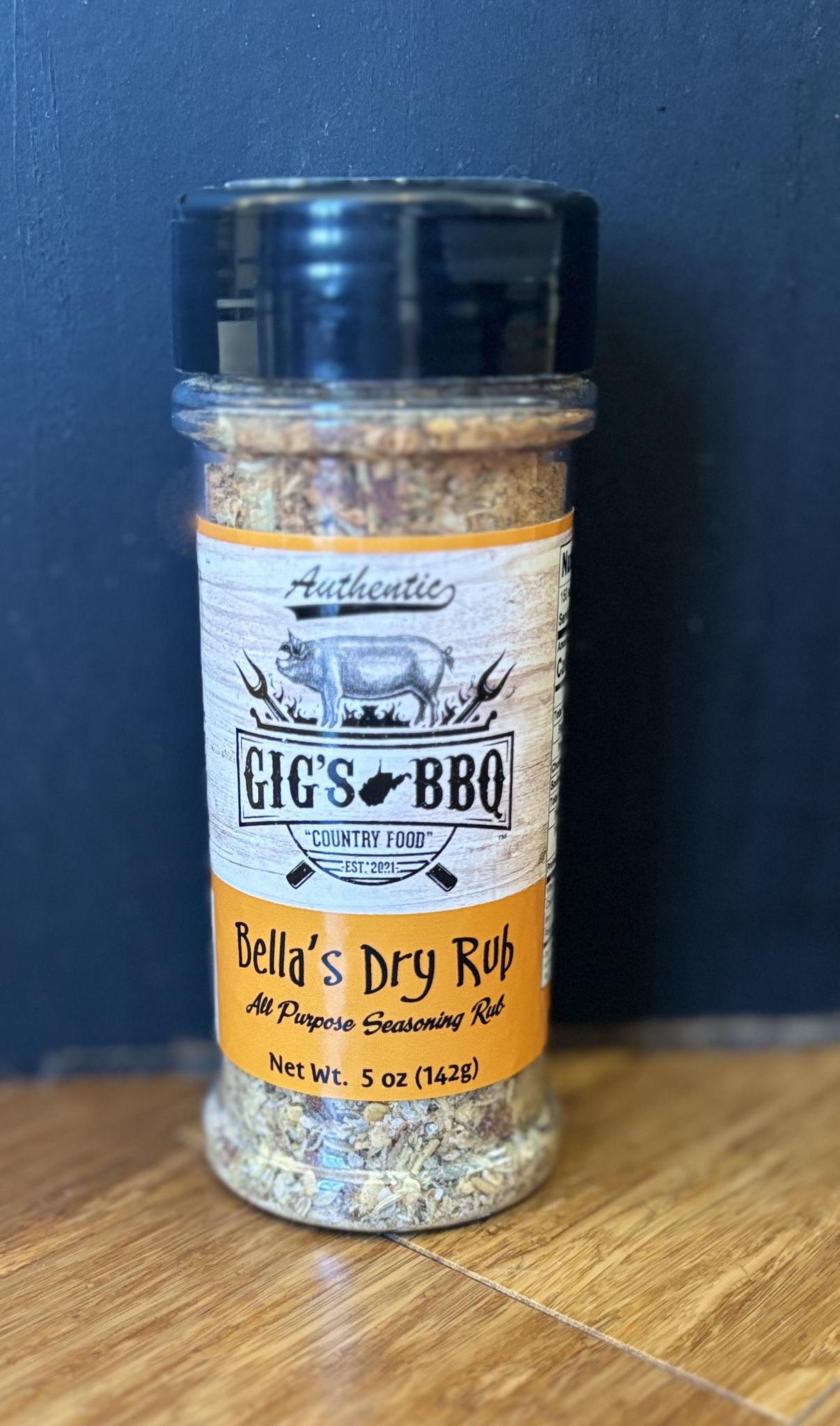 Gig's BBQ Bella's Dry Rub