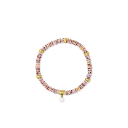 Kendra Scott Lila Stretch Bracelet in Pink