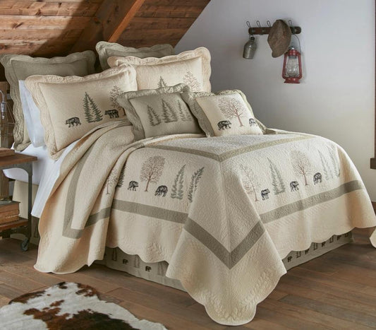 Bear Creek Cotton Quilted Bedding