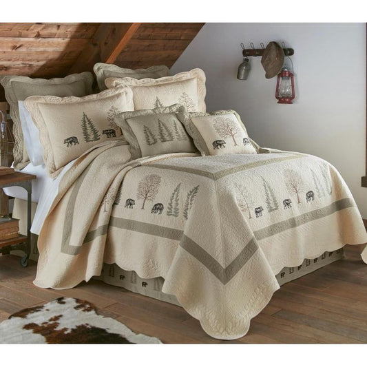 Bear Creek Cotton Quilted Bedding