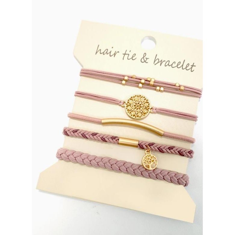 Boho Dual Function Knot Bracelet Hair Ties