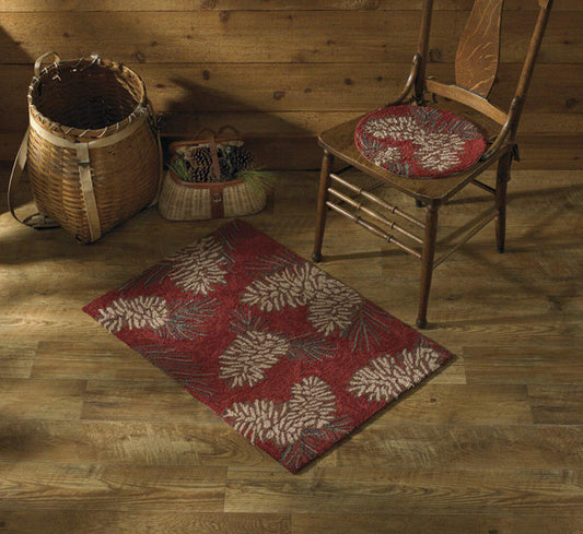 Pinecone Hook Rug