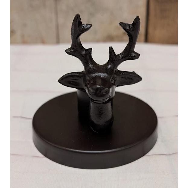 Metal Deer On Taper Holder