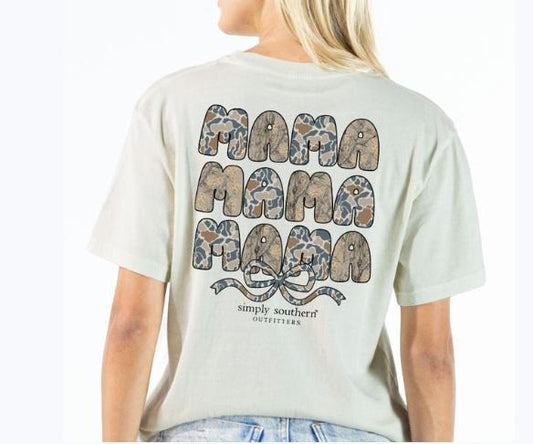Simply Southern Short Sleeve Camo Mama Tee