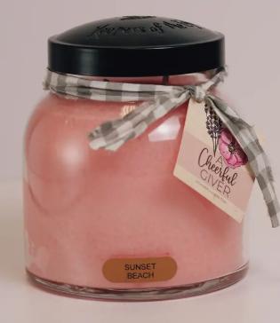 A Cheerful Giver Candle Sunset Beach Candle (34oz)