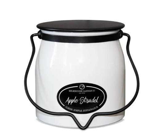 Milkhouse Candles Apple Strudel Butter Jar 16 oz