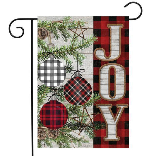 Patterned Ornaments Christmas Flag