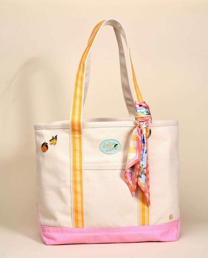 The Darling Canvas Tote Bag–Ciao Bella