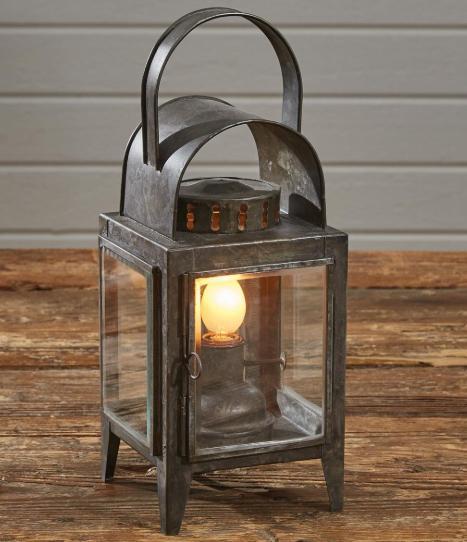 Park Design Oil Lantern Bevel Glass Lamp